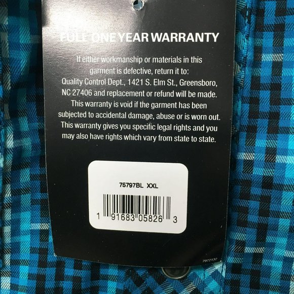 Wrangler Silver Edition Mens BF Shirt 2XL NWT - Picture 6 of 10